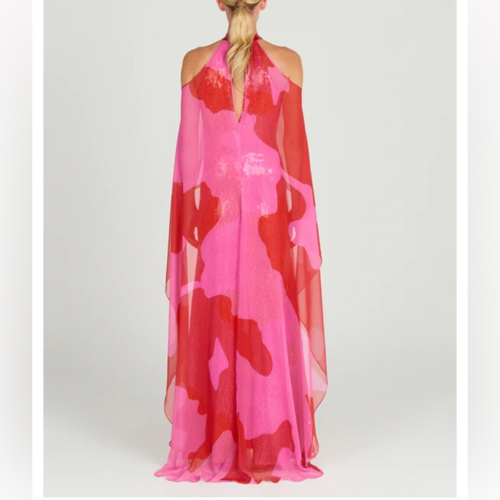 Lodi Layered Silk & Sequin Maxi Dress By Silvia Tcherassi - Picture 12 of 12